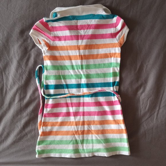 Tommy Hilfiger striped colored dress 4/5 years - Picture 2 of 4